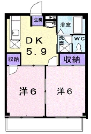 サンバレー滝の物件間取画像